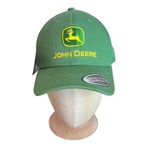 John Deere Green Embroidered Logo Adjustable Hat NEW with Tags